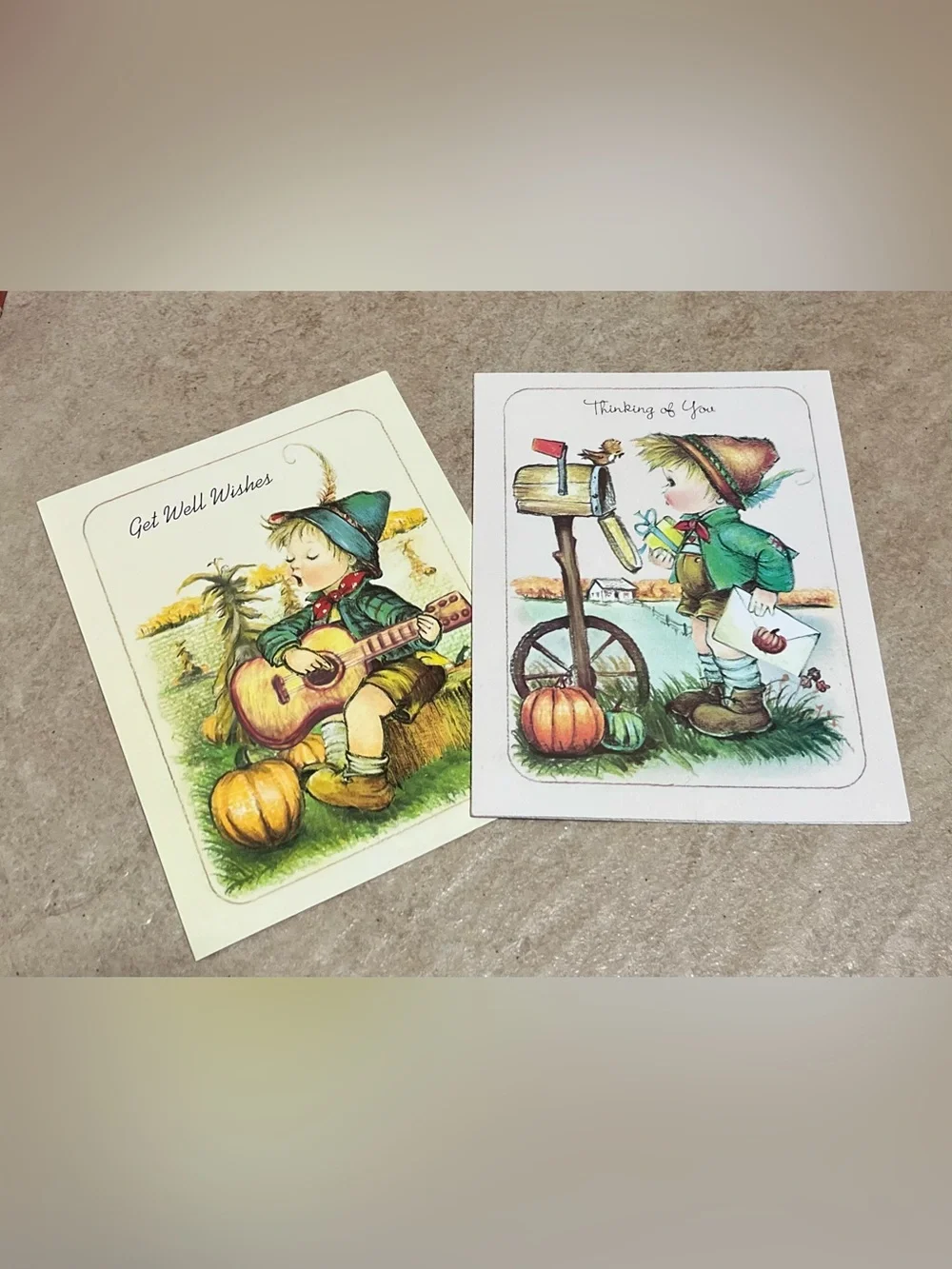 Lot of 27 Vintage Birthday Get Well Children Religious Cards Envelopes
